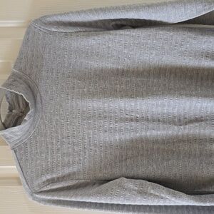 TRUE CRAFT BRAND WOMEN'S JUNIOR SIZE GRAY LONG SLEEVES BODYSUIT SIZE XL